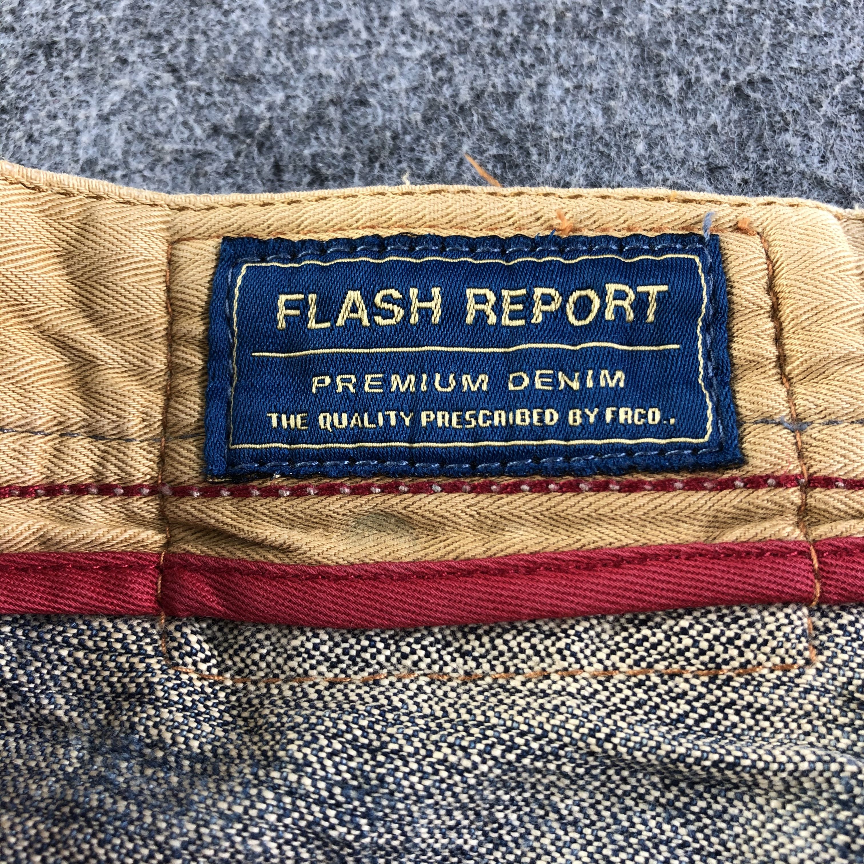 Vintage Vintage Flash Report Jeans-J3878 Size US 35 - 10 Thumbnail