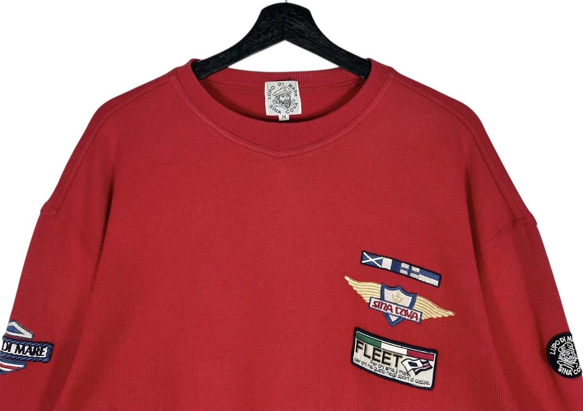 Japanese Brand 90s Vintage Lupo di Mare Sina Cova Sweatshirt Size US M / EU 48-50 / 2 - 4 Thumbnail