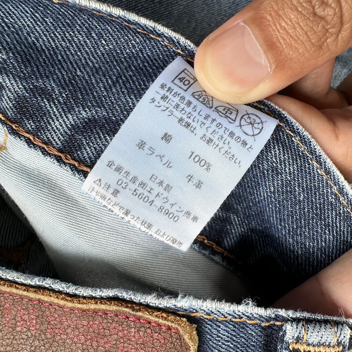 Japanese Brand Vintage Edwin 503 Distressed Faded Denim Jean Pant W31 Size US 31 - 9 Thumbnail