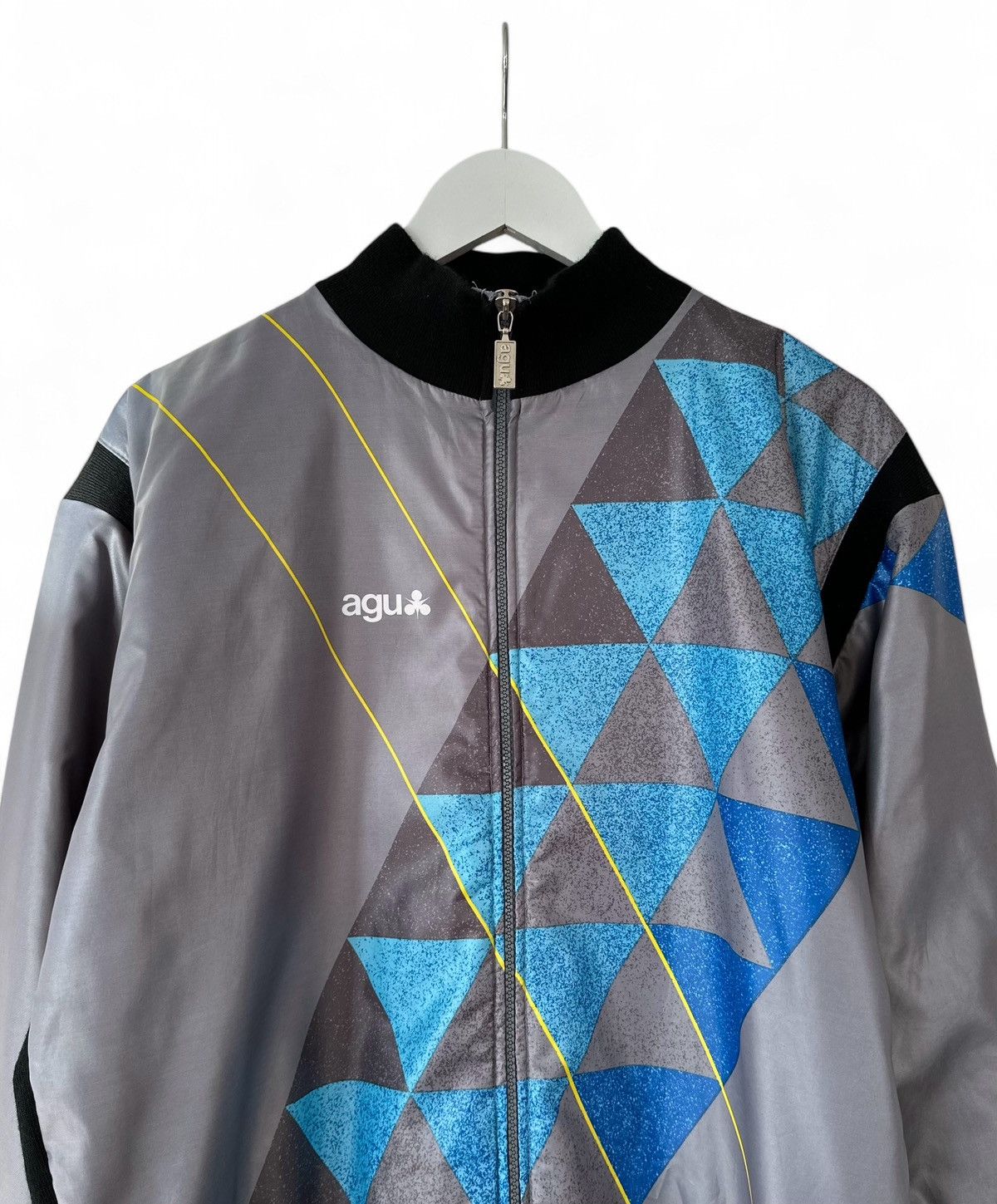 Vintage 90's AGU Sportwear Italy Cycling Jacket Zipper Men's Size 5 Size US XL / EU 56 / 4 - 3 Thumbnail