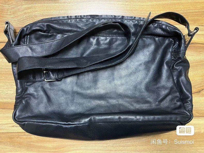 Yohji Yamamoto Yohji Yamamoto Yohji Yamamoto Men's Leather Shoulder Bag-2 Size ONE SIZE - 2 Thumbnail