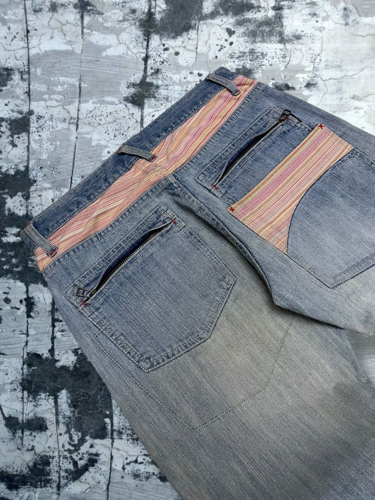 Japanese Brand Vintage 1990s Japan Designer Wild Khakis Engineered Denim Size US 30 / EU 46 - 15 Thumbnail