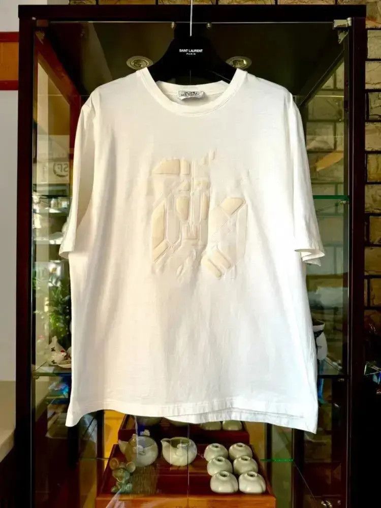 Hermes anaglyph print tee