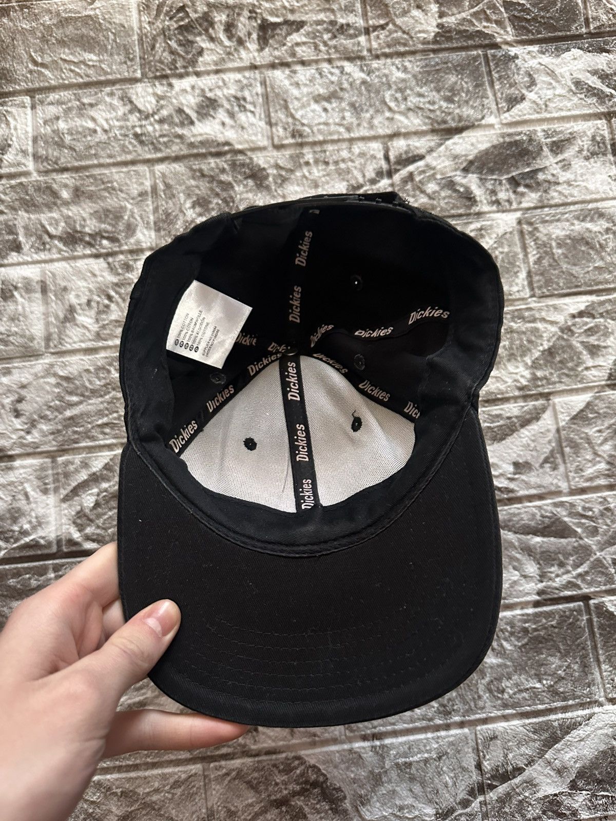 Dickies Vintage Dickies Black Cap Essential Streetwear One Size Y2K Size ONE SIZE - 4 Thumbnail
