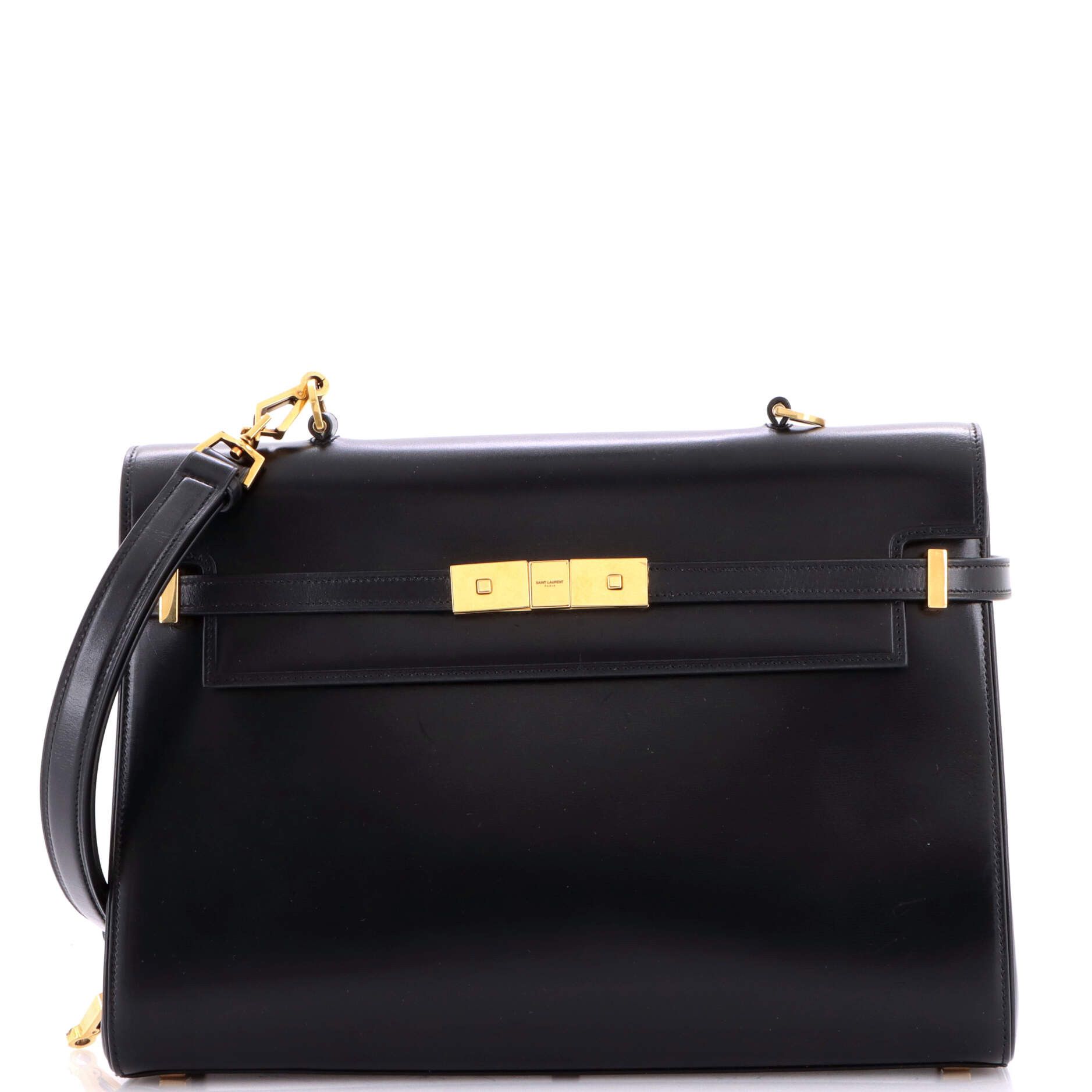 Saint Laurent Paris Manhattan Top Handle Flap Bag Size ONE SIZE - 1 Thumbnail