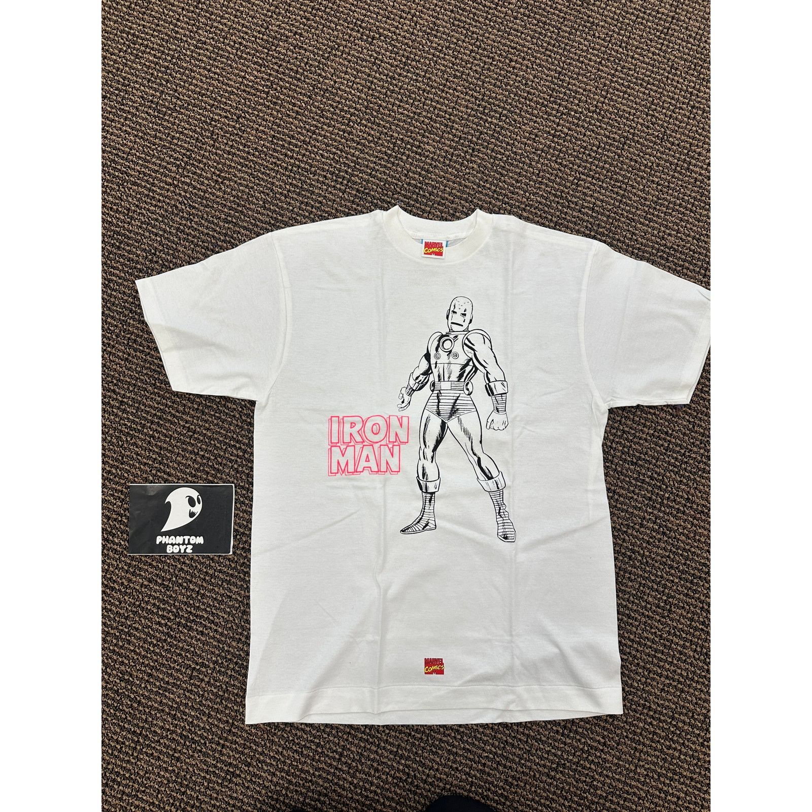 Bape Bape x Marvel 'Iron Man' Tee~sizeL Size US L / EU 52-54 / 3 - 2 Thumbnail