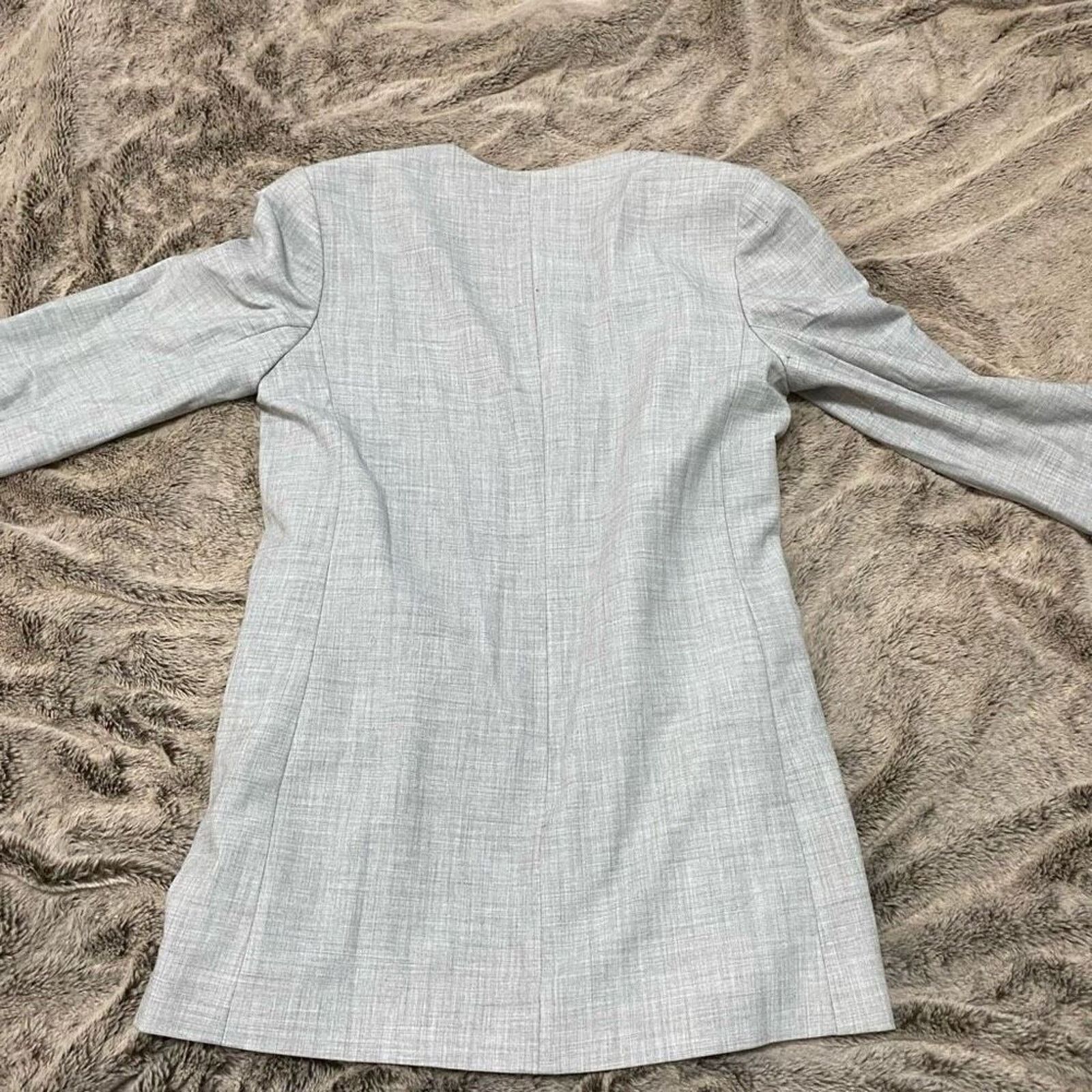 Express Express Oversized Gray Blazer | Sz XS Size XS / US 0-2 / IT 36-38 - 4 Thumbnail