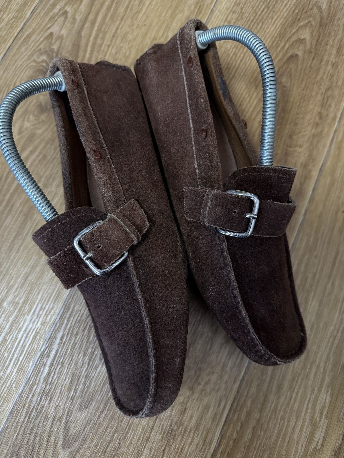 Prada Prada Leather Loafers Luxury Size US 7 / EU 40 - 7 Thumbnail