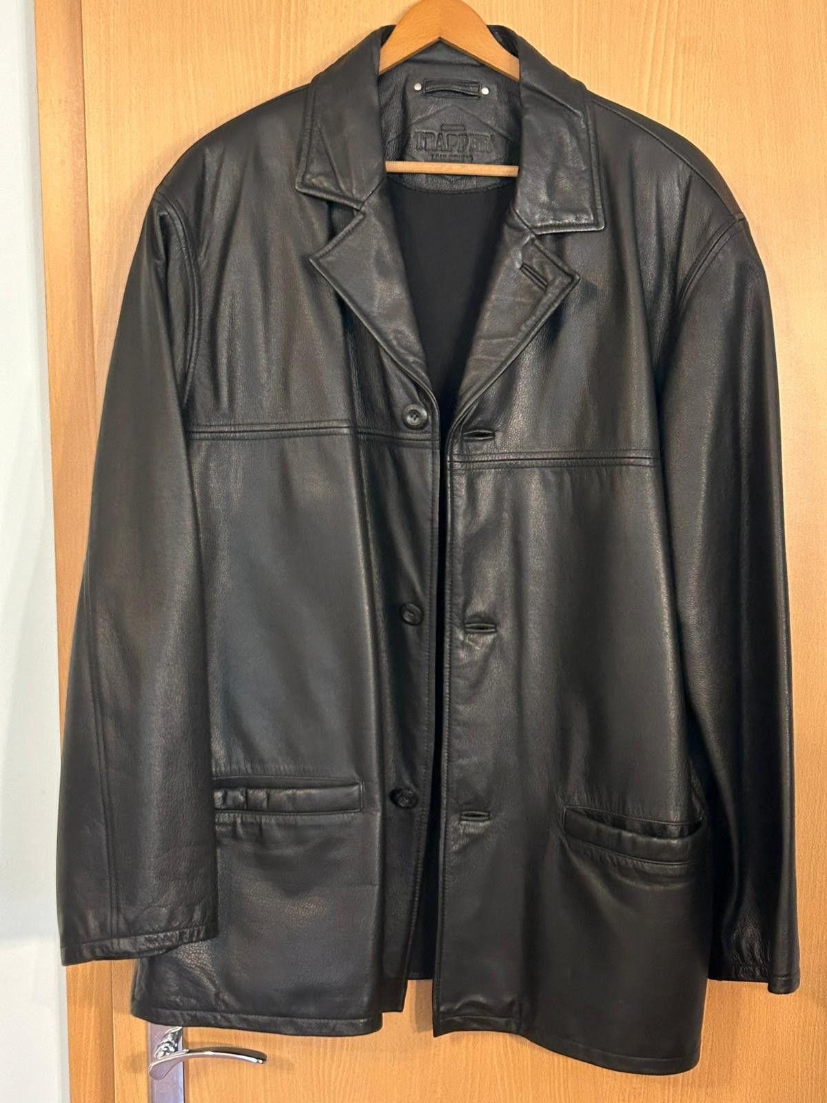 Other Vintage Genuine Leather Blazer Jacket Size US L / EU 52-54 / 3 - 4 Thumbnail