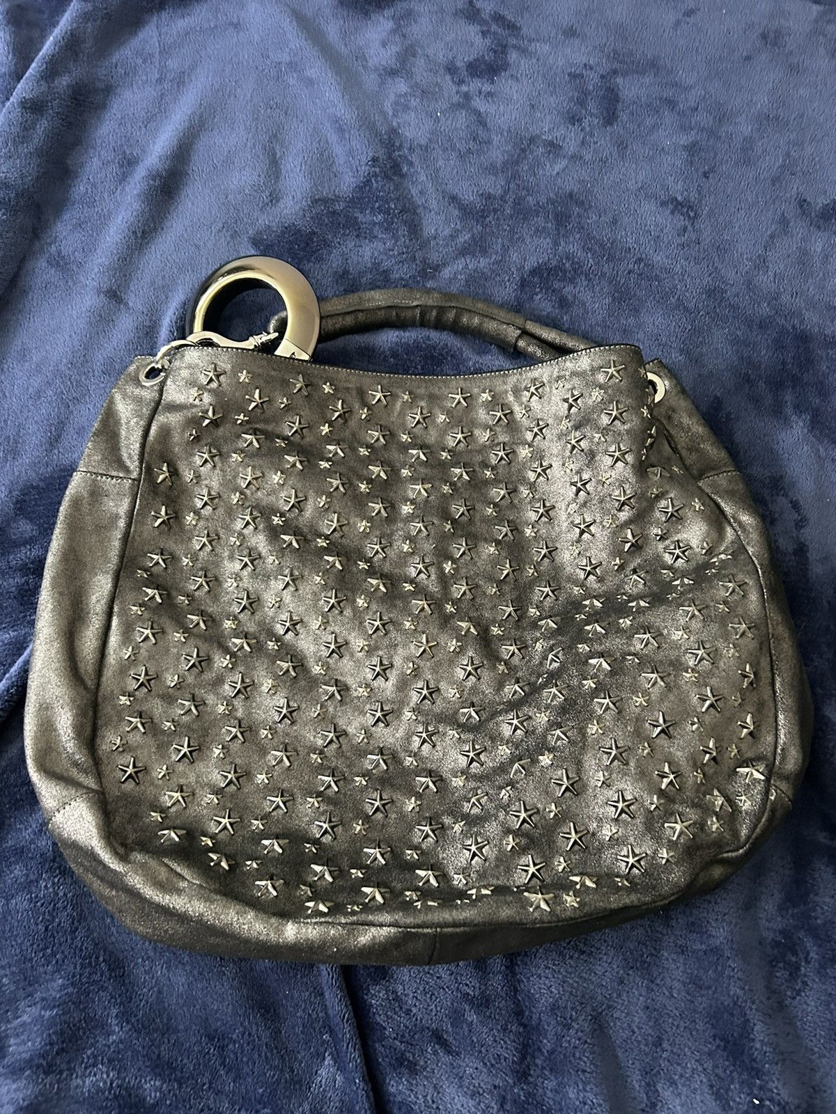 Jimmy Choo jimmy choo silver star metallic suede leather bag Size ONE SIZE - 1 Thumbnail