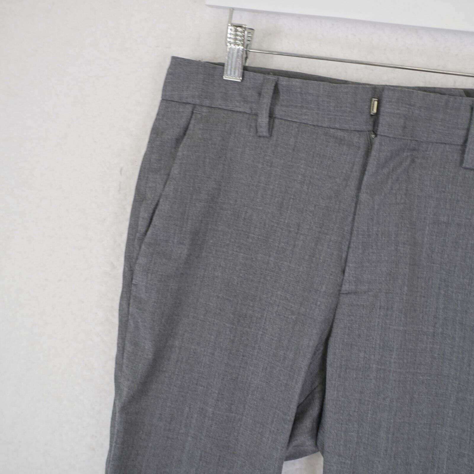 Bonobos DAMAGED Bonobos Slim Fit Wool Gray Dress Pants 28/33 Size 28 Size 28" / US 6 / IT 42 - 3 Thumbnail