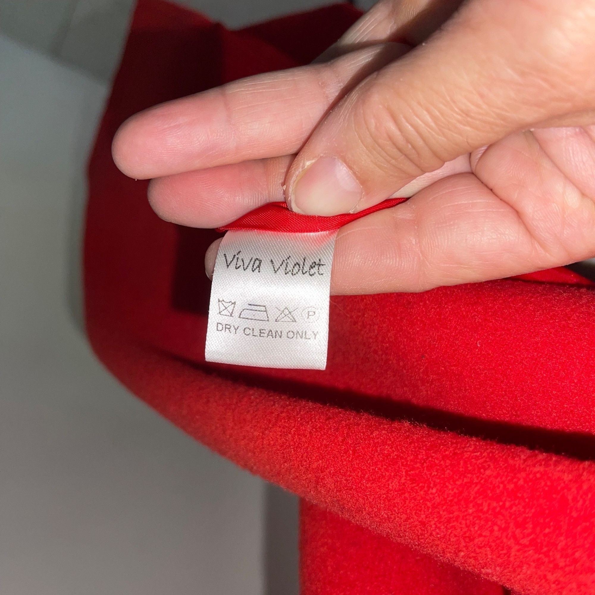Other Viva Violet Womens Jacket Size Large Red Hooded Cape Pockets Size L / US 10 / IT 46 - 5 Thumbnail