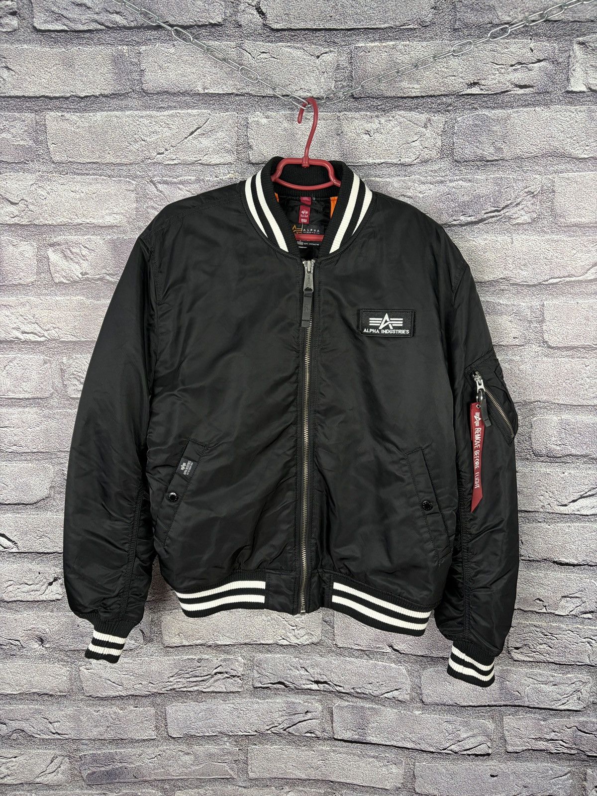 Alpha Industries Vintage rare bomber Alpha Industries military jacket Size US M / EU 48-50 / 2 - 1 Thumbnail