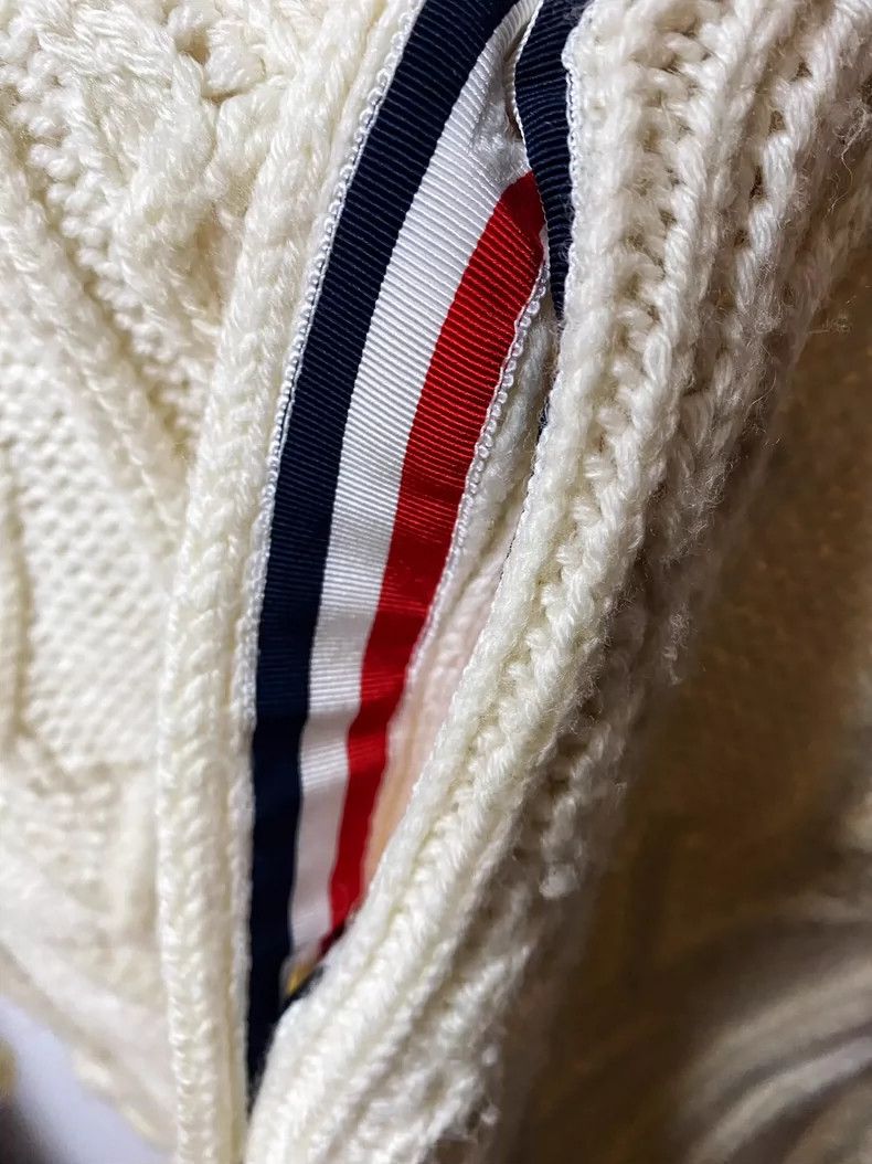 Thom Browne Thom Browne Creamy wool sweater Size US XXS / EU 40 - 5 Thumbnail