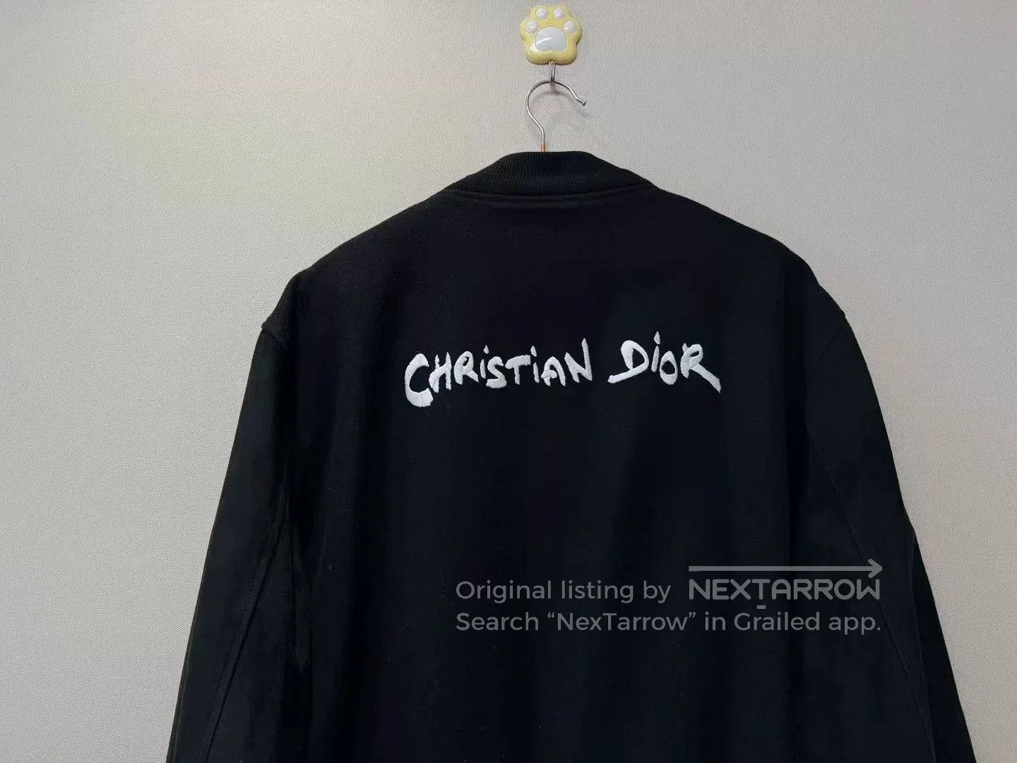 Dior dior black suede sleeve baseball jacket. Size US L / EU 52-54 / 3 - 5 Thumbnail