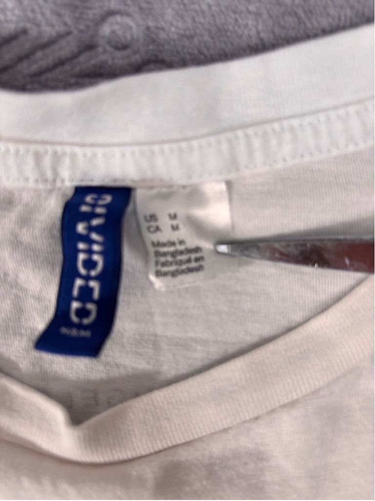 H&M Men's H&M Graphic Tee Shirt Size M White Size US XL / EU 56 / 4 - 9 Thumbnail
