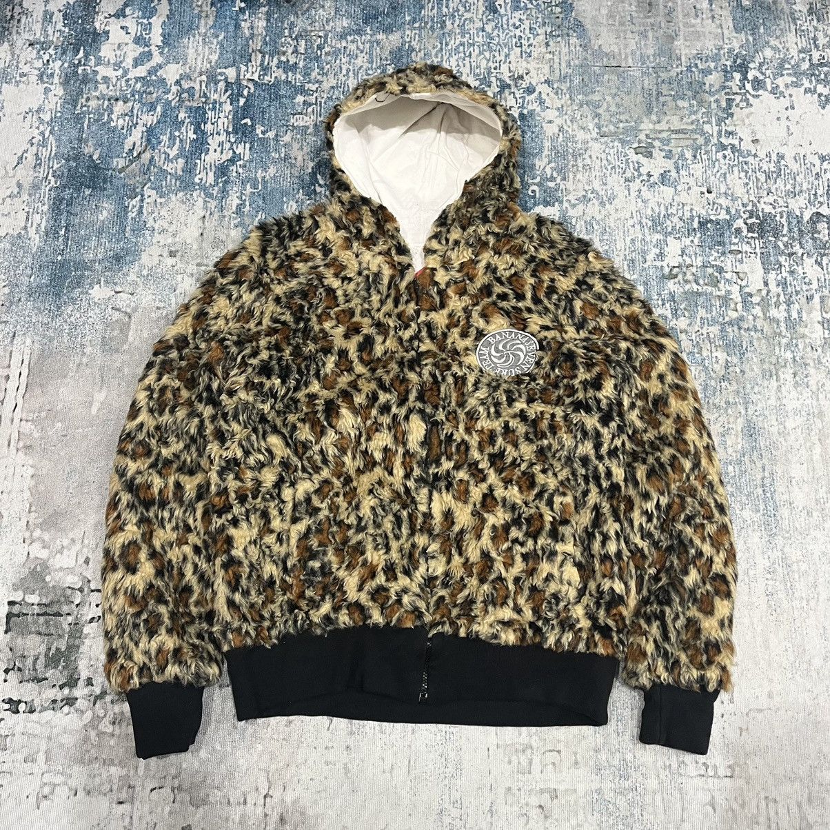 Pre-owned Hysteric Glamour X If Six Was Nine Leopard Reversible Hysteric Glamour Style Fur Zip Hoodie