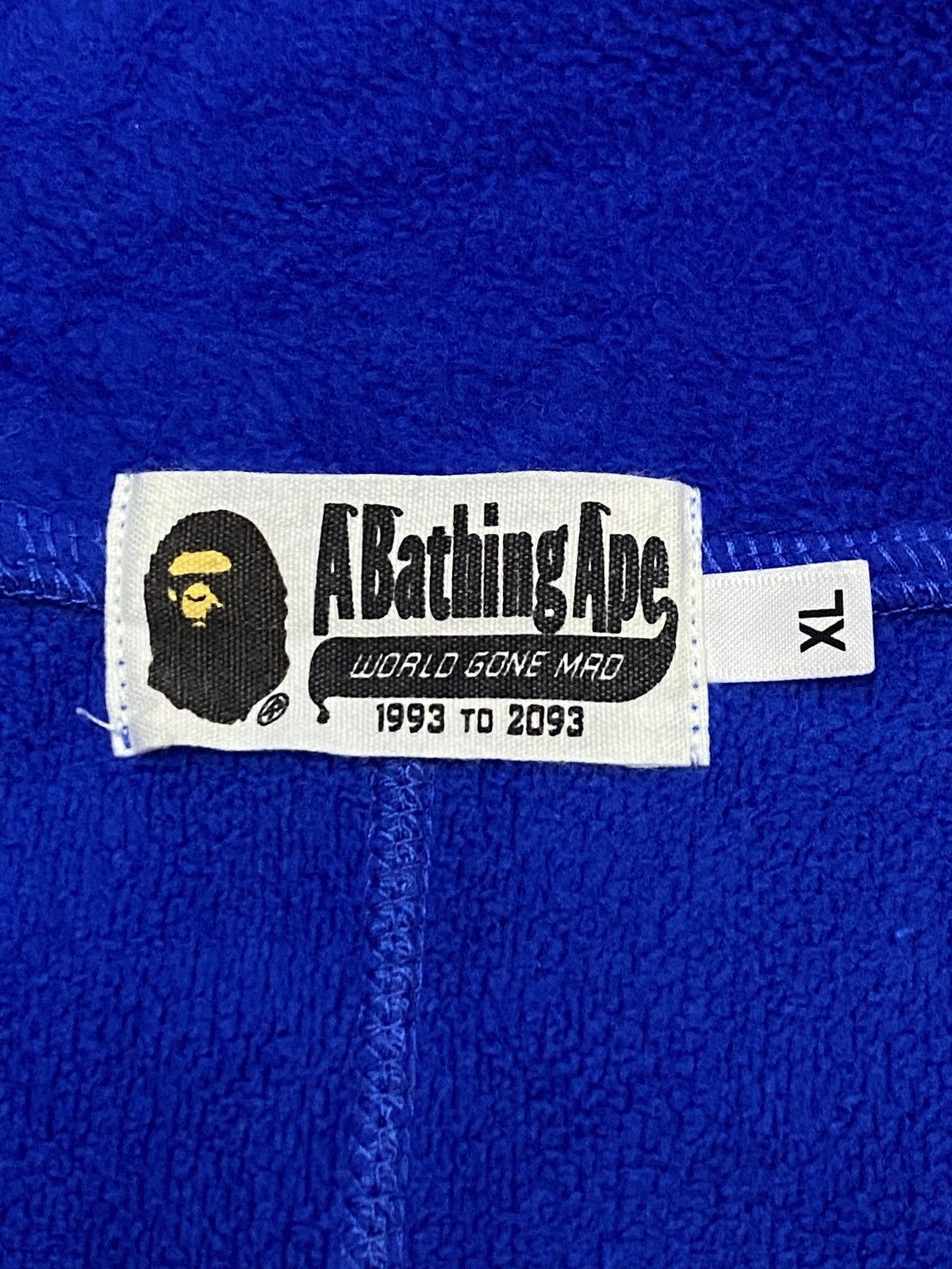 Bape A Bathing Ape Fleece Pocket Haf Zip Sweatshirt Size US XL / EU 56 / 4 - 6 Thumbnail