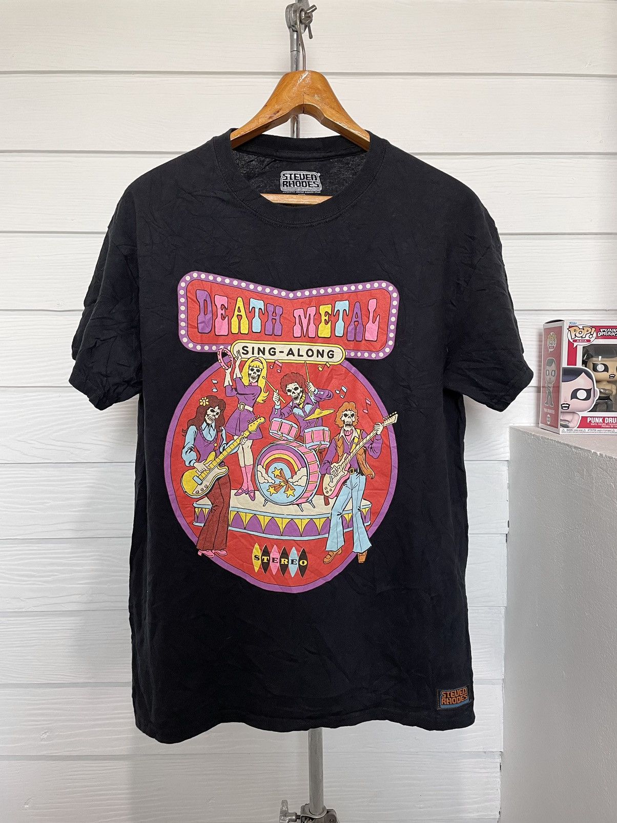 Vintage STEVEN RHODES DEATH METAL SING-ALONG Size US L / EU 52-54 / 3 - 1 Thumbnail