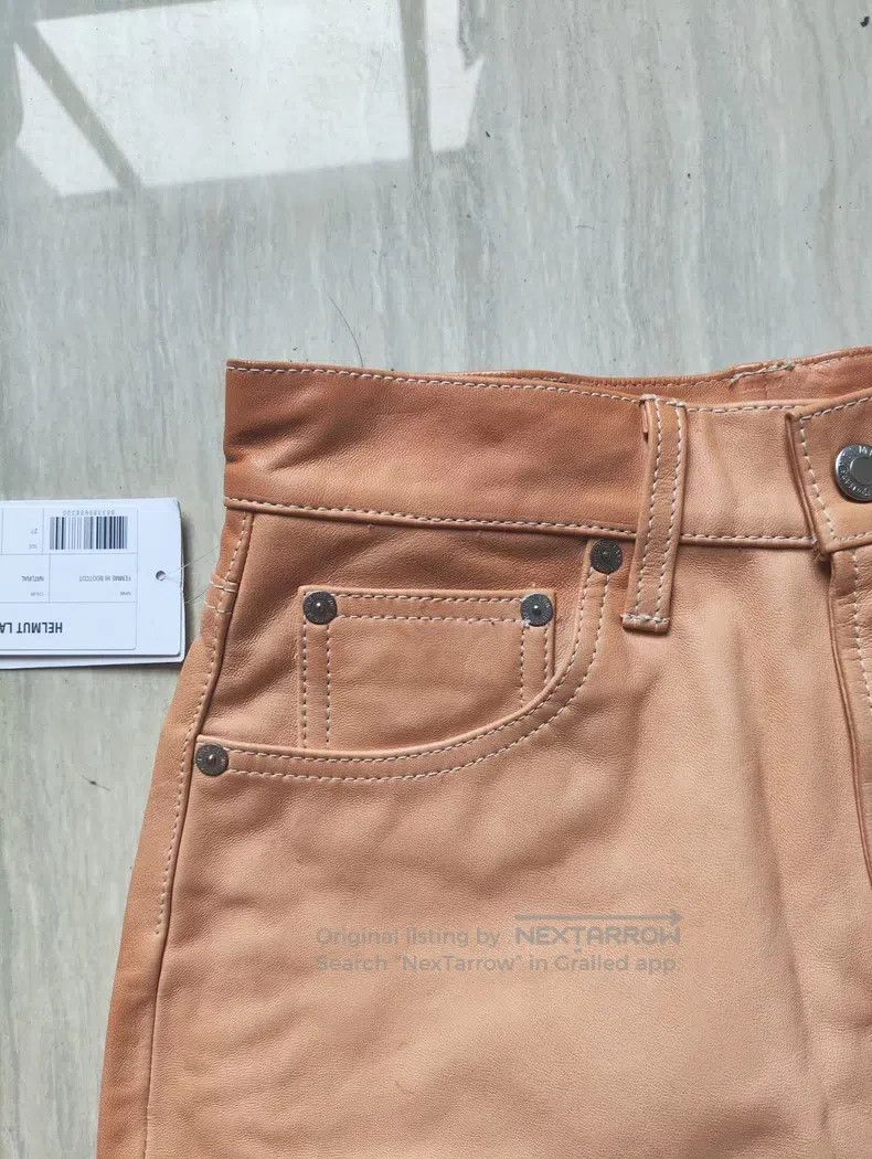 Helmut Lang Helmut Lang Sandy Leather Pants Showpiece Size US 28 / EU 44 - 6 Thumbnail