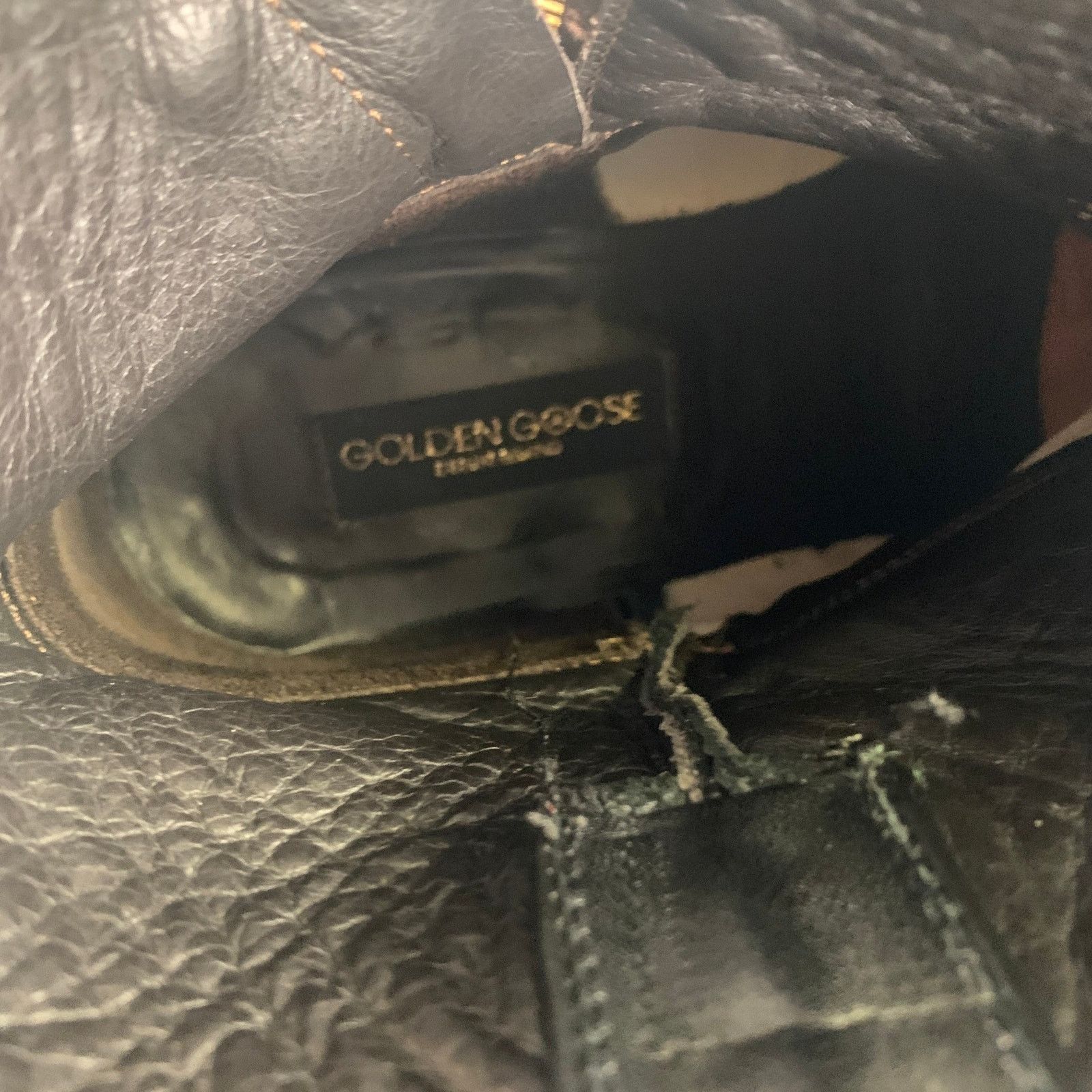 Golden Goose GOLDEN GOOSE Size 8 Black Leather Western Boots Size US 8 / IT 38 - 8 Thumbnail
