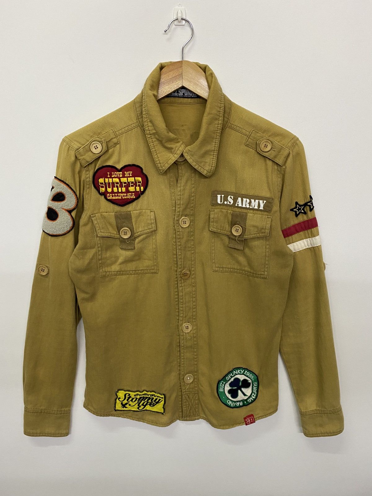 Japanese Brand Japanese Brand Buzz Spunky Patches Long Sleeve Size US M / EU 48-50 / 2 - 1 Thumbnail