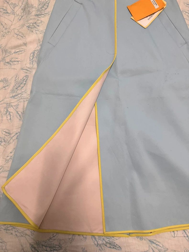 Thom Browne Thom Browne Baby Blue Lake blue front fork A half skirt Size 27" / US 4 / IT 40 - 3 Thumbnail