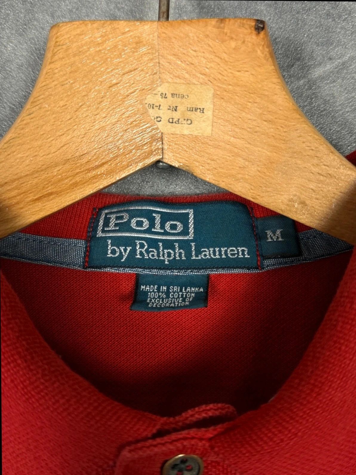 Polo Ralph Lauren Ralph Lauren Polo Shirt Red Big Pony Embroidered Size US M / EU 48-50 / 2 - 5 Thumbnail