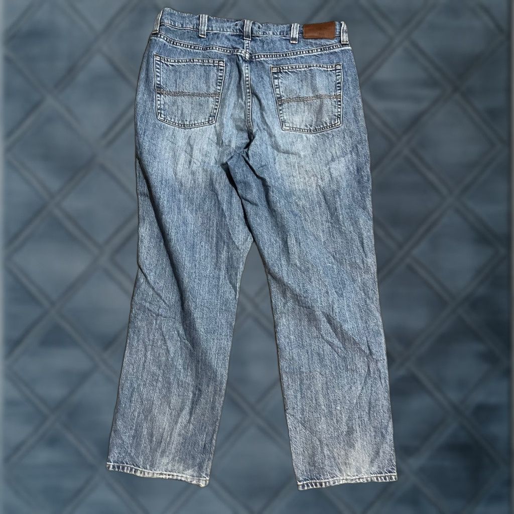 Vintage LL Bean Denim Jeans Blue 36x30 Regular Men Jeans 36 Blue Denim LL Bean 90s Nature Straight Vintage Mens Size US 36 / EU 52 - 1 Thumbnail