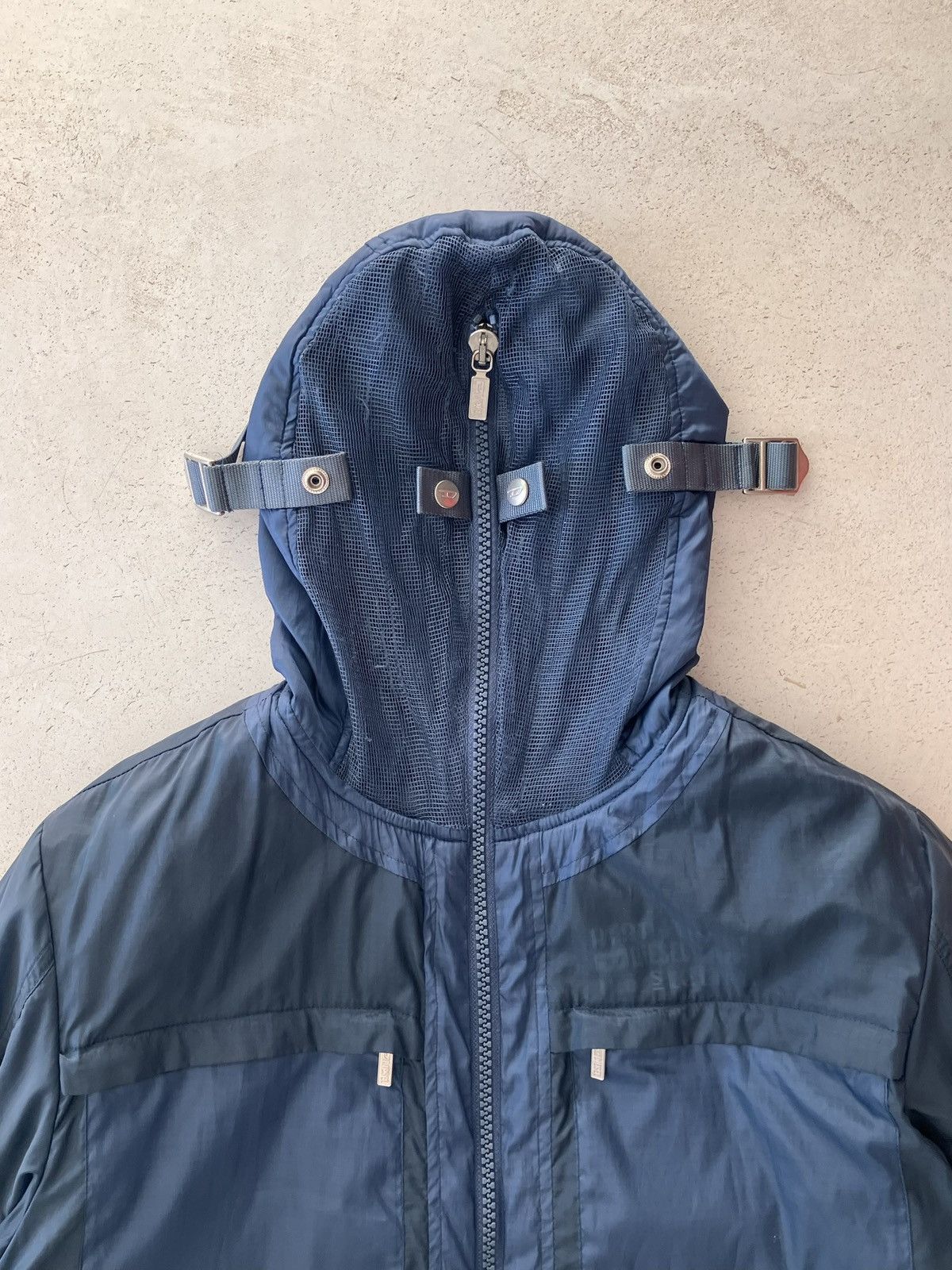 Diesel Rare 1990s Diesel Archive Ice Parka Jacket with a mesh mask Size US M / EU 48-50 / 2 - 3 Thumbnail