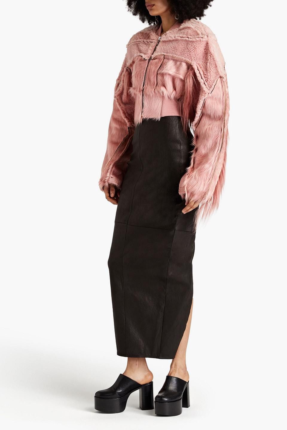 Rick Owens 🔥$6.5K VALUE🔥 RUNWAY STROBE Cropped Leather Fur Jacket Size US M / EU 48-50 / 2 - 2 Thumbnail