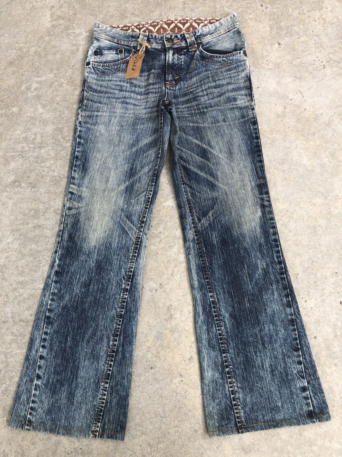 Hysteric Glamour Japanese Edwin XV Flared Jeans Distressed Denim Size US 32 / EU 48 - 1 Thumbnail