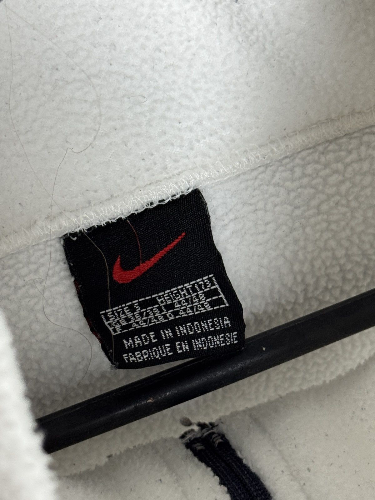 Nike × Vintage Vintage Nike fleece hoodie 90s rare Size US S / EU 44-46 / 1 - 6 Thumbnail