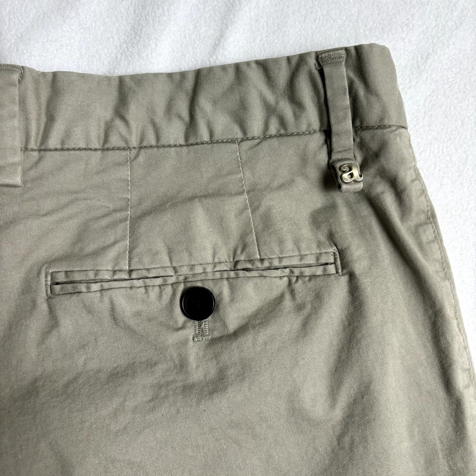 Allegri Allegri Milano 86 Men's 35x33.5 Khaki Chino Trouser Pants Size US 35 - 6 Thumbnail