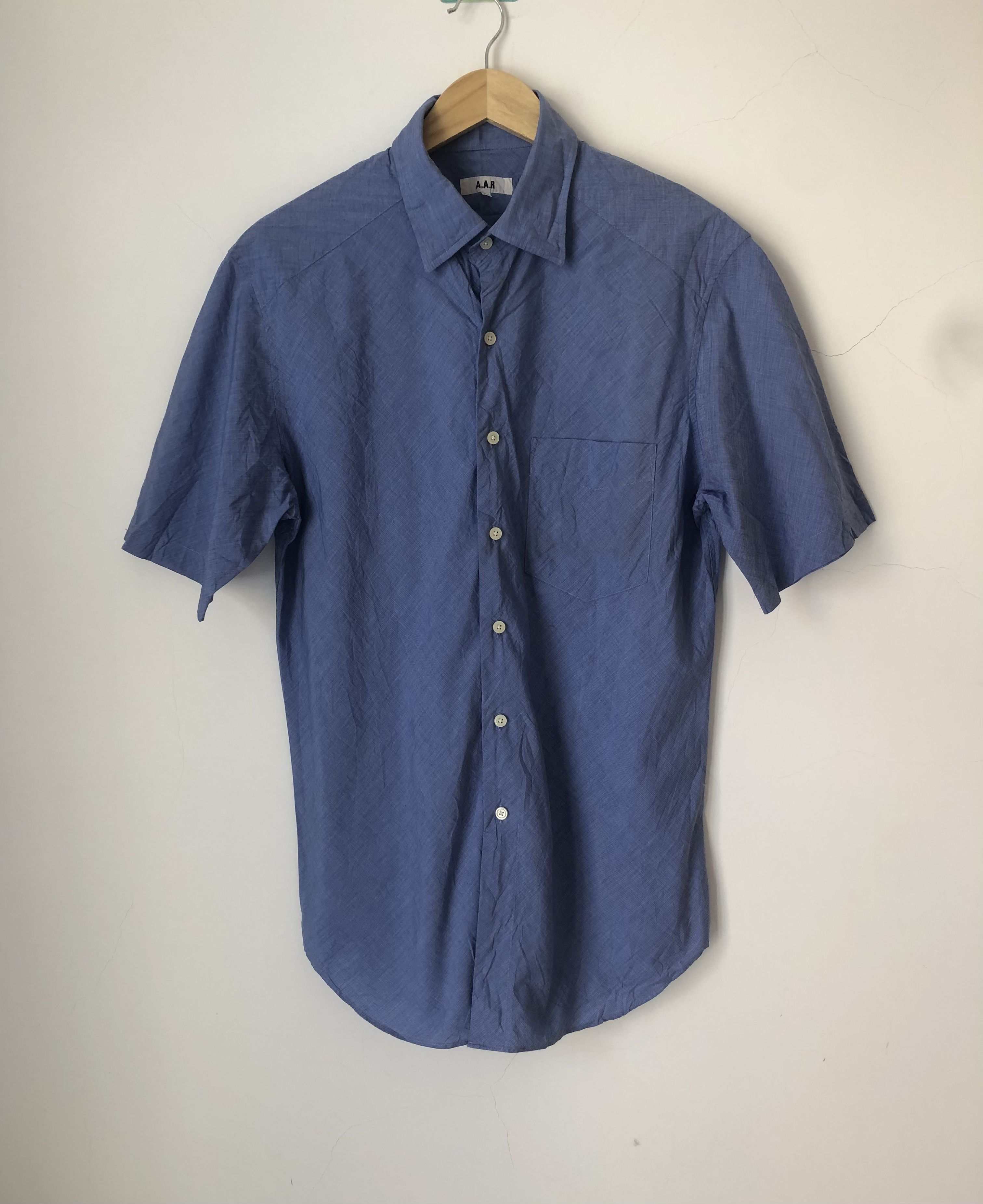 Yohji Yamamoto AAR blue shirt Size US M / EU 48-50 / 2 - 1 Thumbnail
