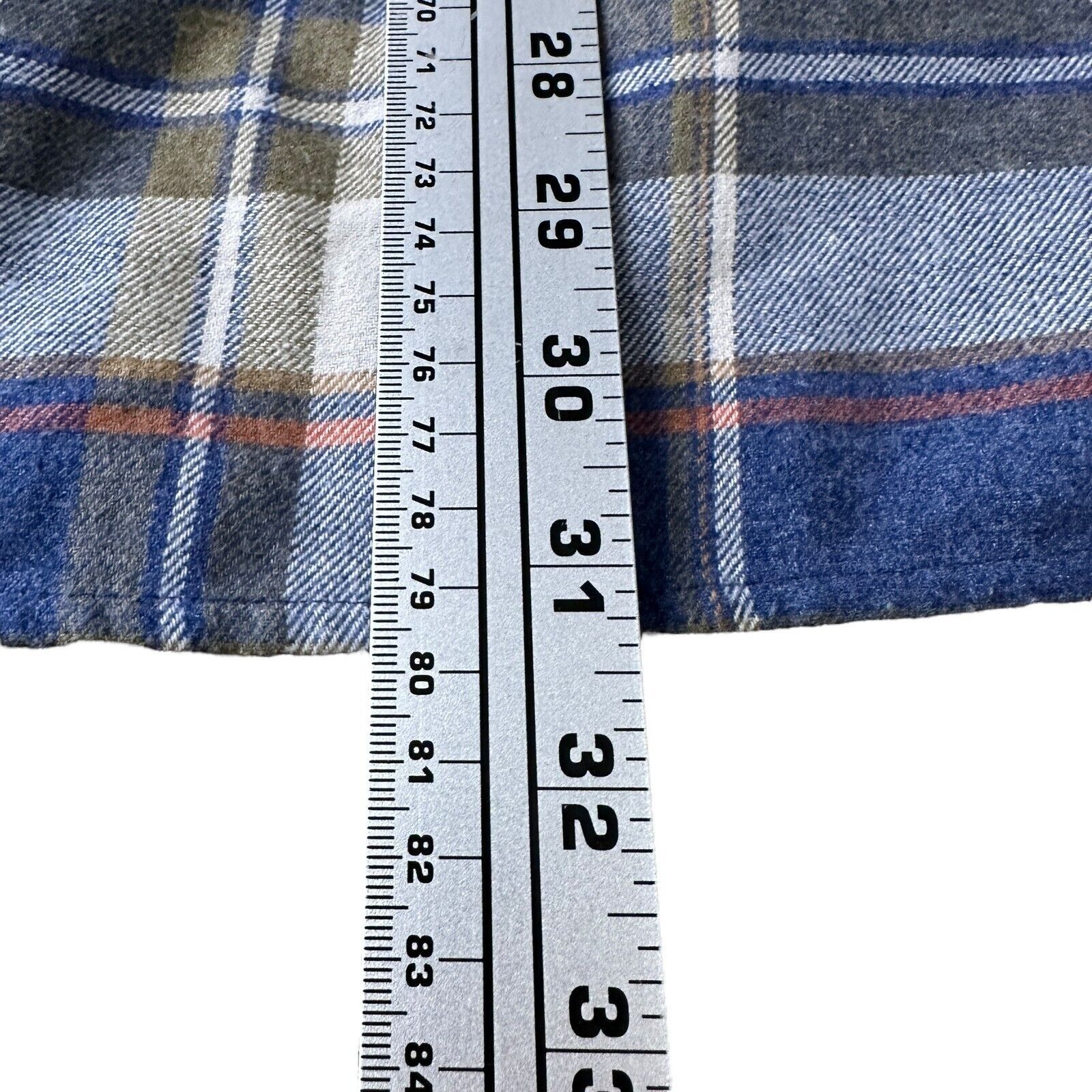 Roark Roark Flannel Shirt Men's 2XL XXL Blue Gray Check Button Size US XXL / EU 58 / 5 - 10 Thumbnail
