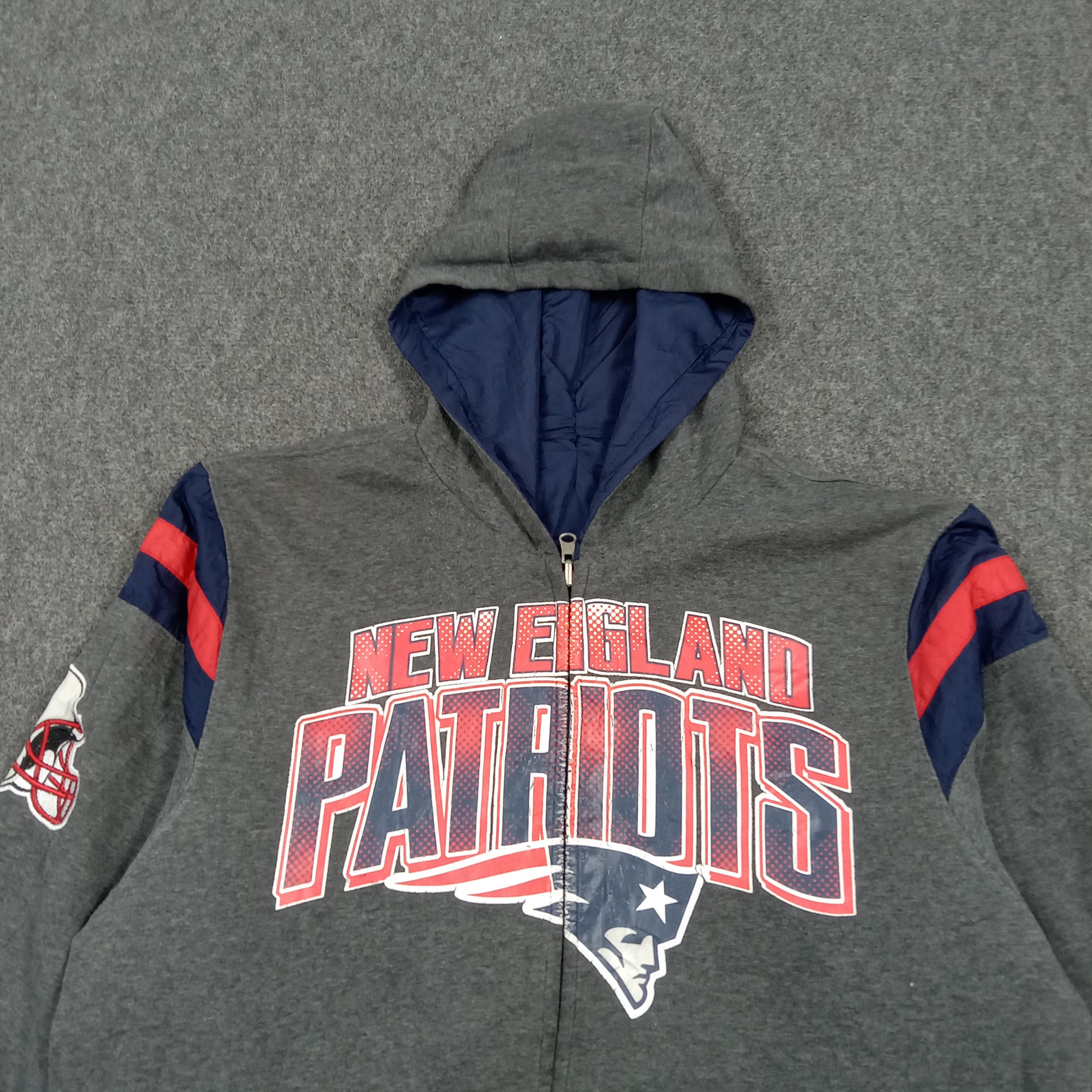 NFL New England Patriots Football Reversible Jacket C288N2 Size US XL / EU 56 / 4 - 2 Thumbnail