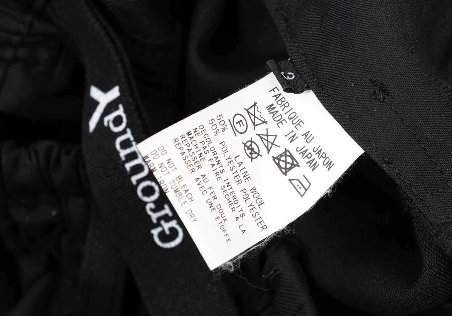 Yohji Yamamoto Wool-Poly Gabardine Cuffed Sarouel Pants Black 3 Size US 34 / EU 50 - 13 Thumbnail