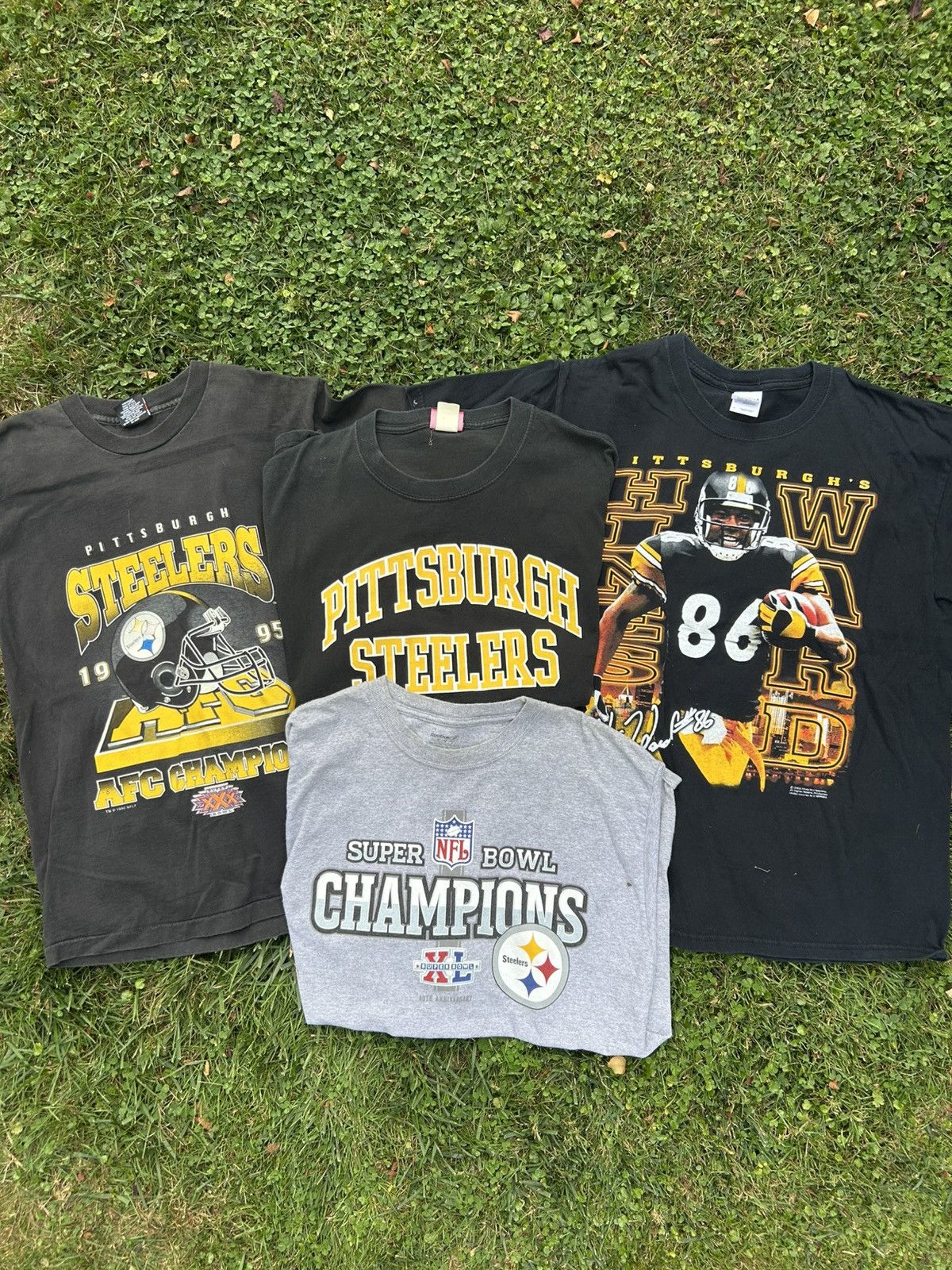 NFL 90s Pittsburgh Steelers Vintage Tees Bundle Size US L / EU 52-54 / 3 - 1 Thumbnail