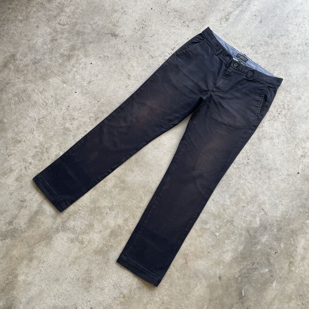 Banana Republic Vintage Banana Republic Black Faded Chinos Trousers Pants Size US 33 - 2 Thumbnail