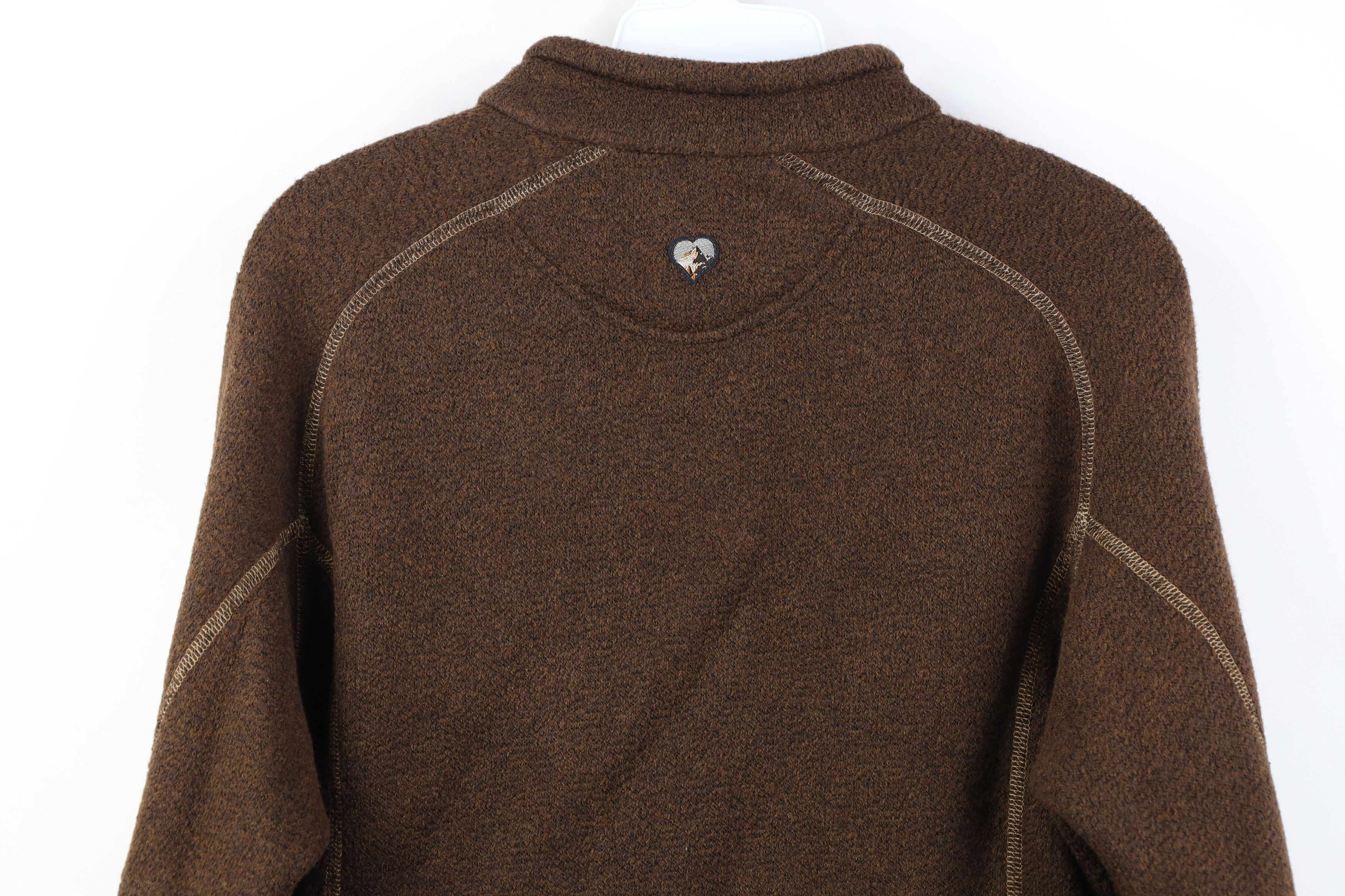 Kuhl Kuhl Mountain Spell Out Alfpaca Fleece Full Zip Jacket Brown Size L / US 10 / IT 46 - 12 Thumbnail