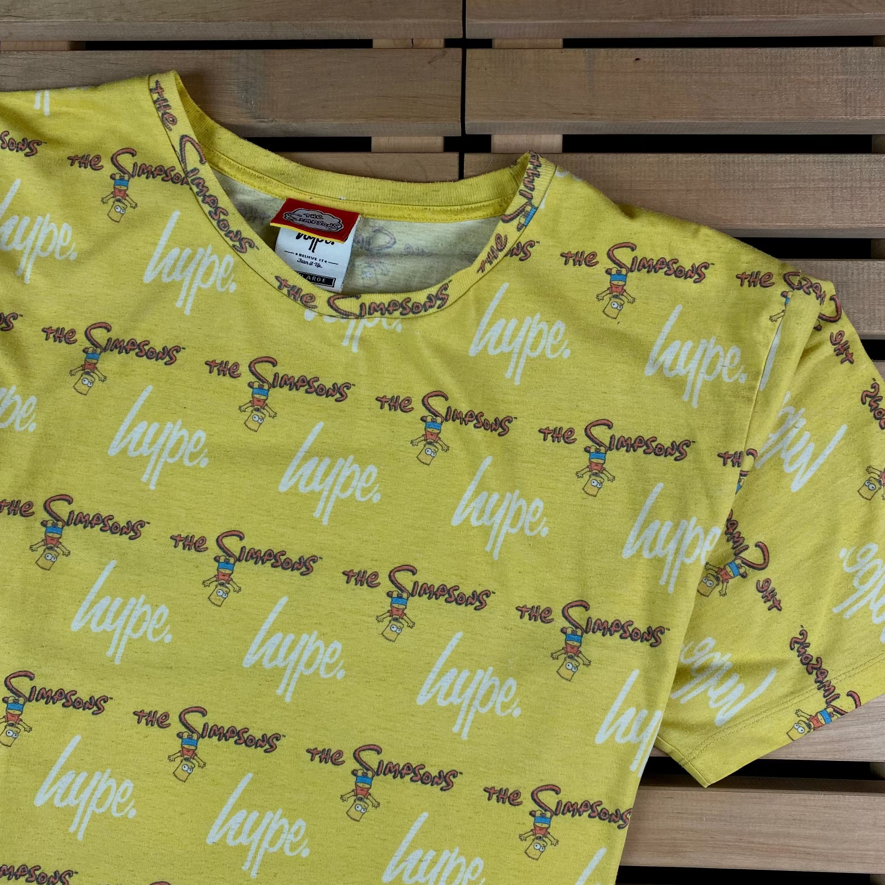 The Simpsons × Vintage Mens Vintage T Shirt Rhe Simpsons Hype Monogram Size XXL Size US XXL / EU 58 / 5 - 2 Thumbnail