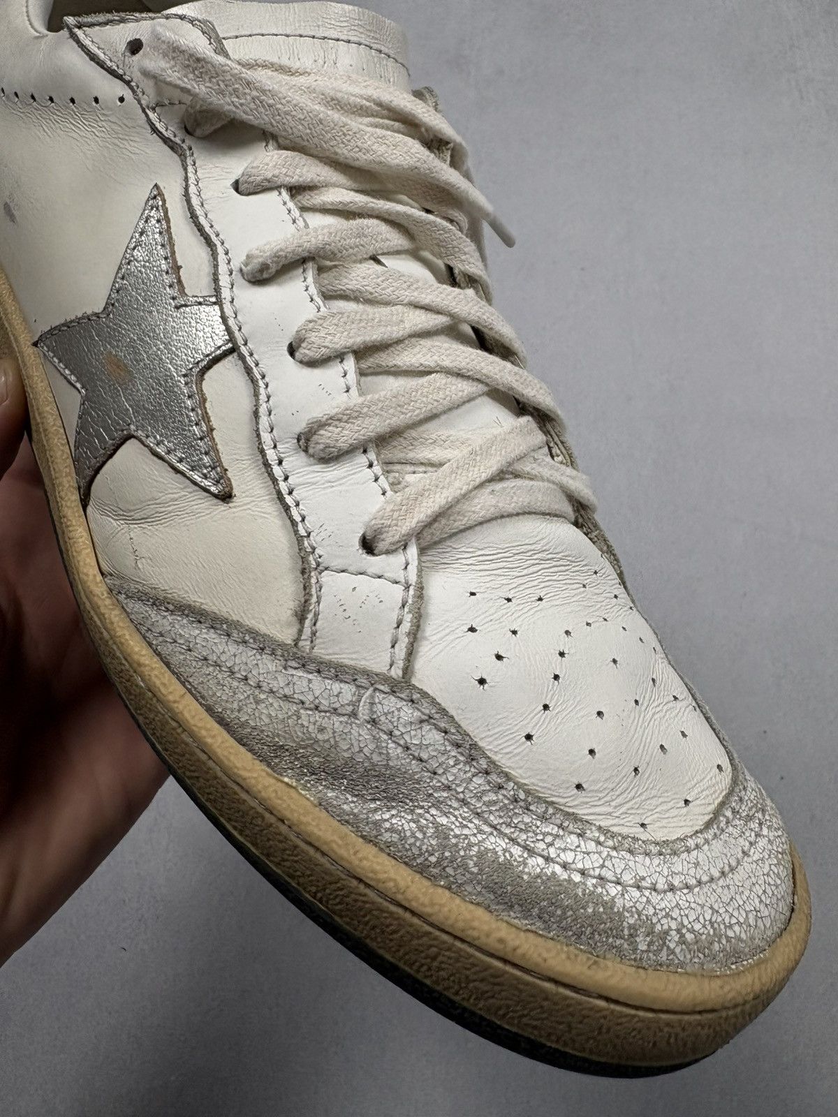 Golden Goose Golden Goose Ball Star Glitter Back Low Top Sneakers EU 42 Size US 9 / EU 42 - 10 Thumbnail