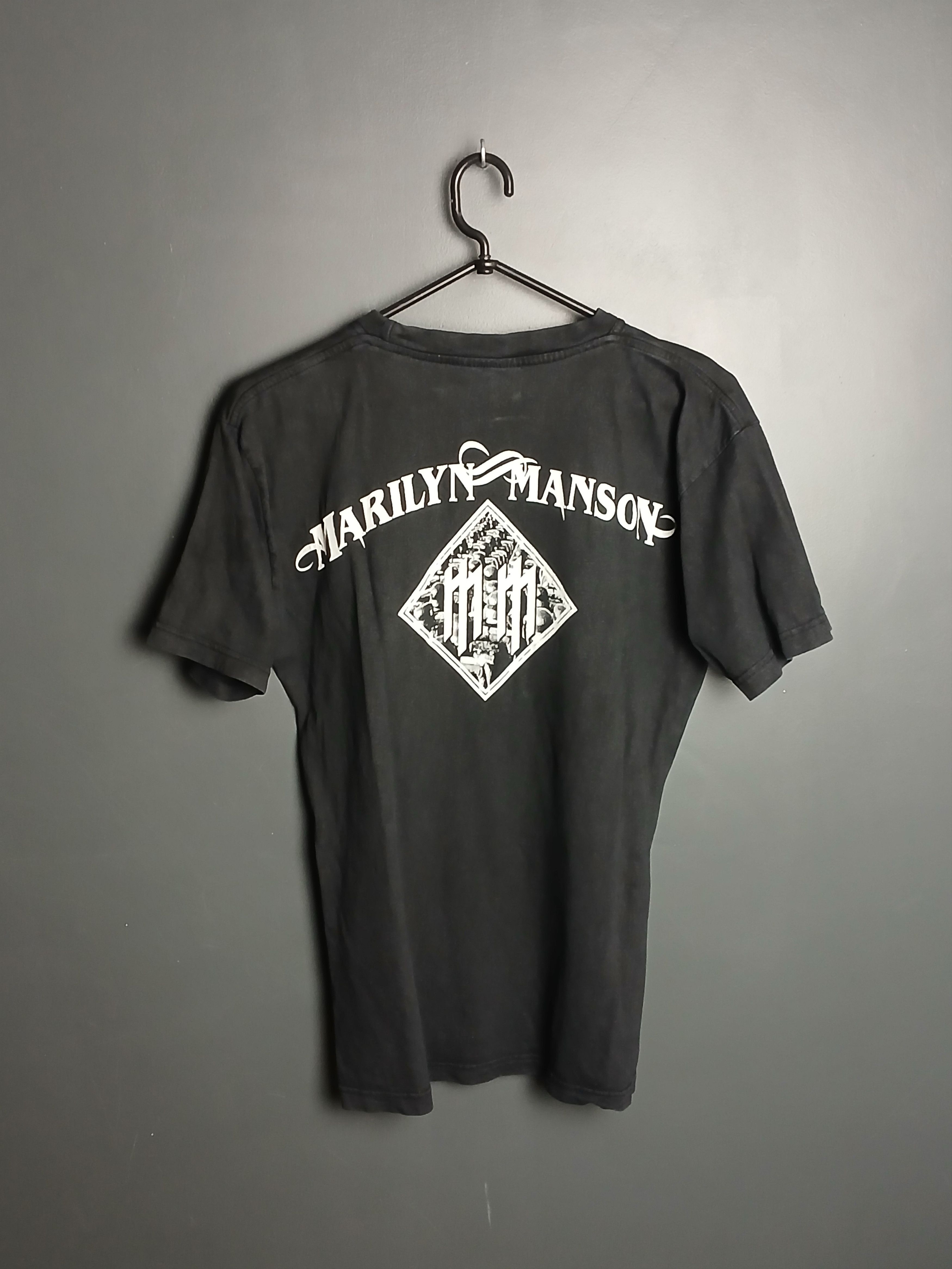 Band Tees × Marilyn Manson × Vintage Vintage 2004 Marilyn Manson T-Shirt Size US S / EU 44-46 / 1 - 2 Thumbnail