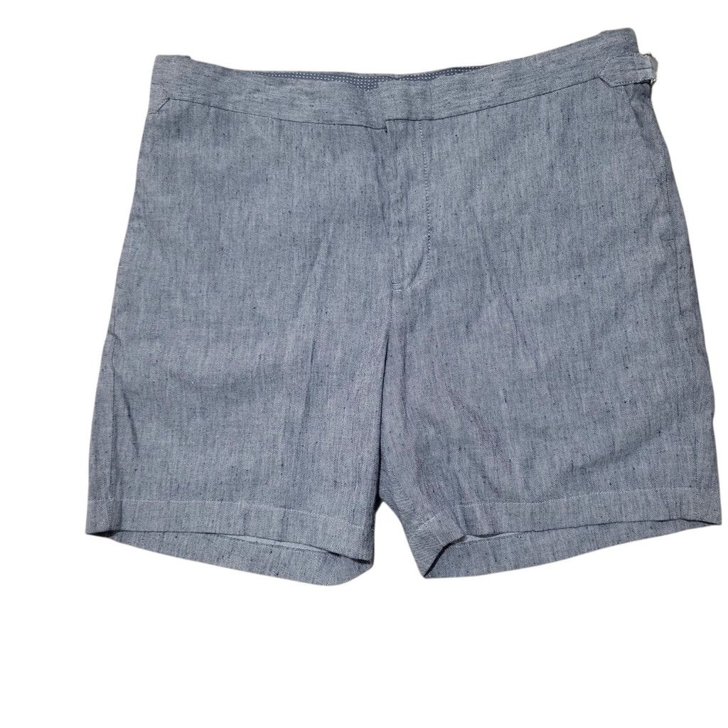 Michael Kors Michael Kors Men's Gray Adjustable Waist Linen Blend Chino S Size US 38 / EU 54 - 4 Thumbnail