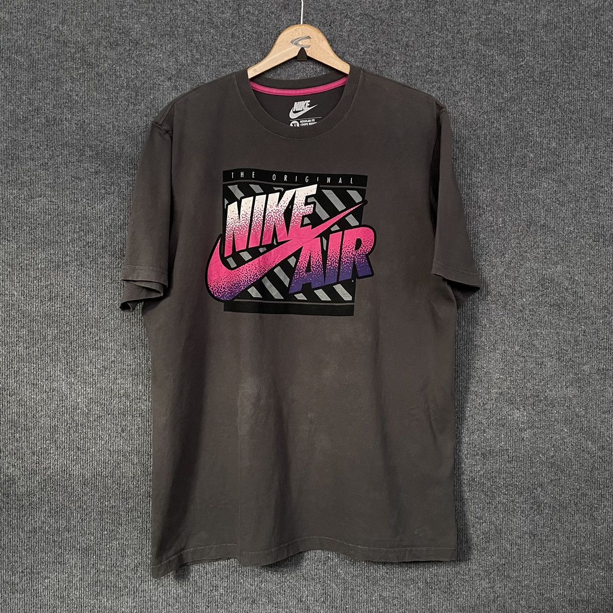 Nike Y2K Nike Air Big Logo T Shirt Size US XL / EU 56 / 4 - 1 Thumbnail