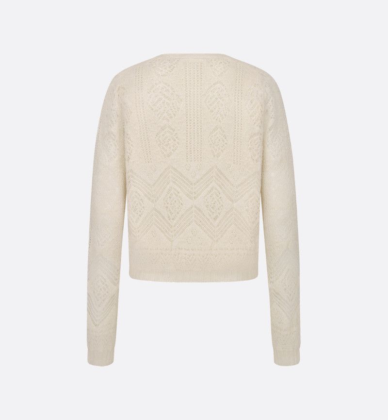 Dior o1bcso1str0126 Sweaters in White Size L / US 10 / IT 46 - 2 Thumbnail