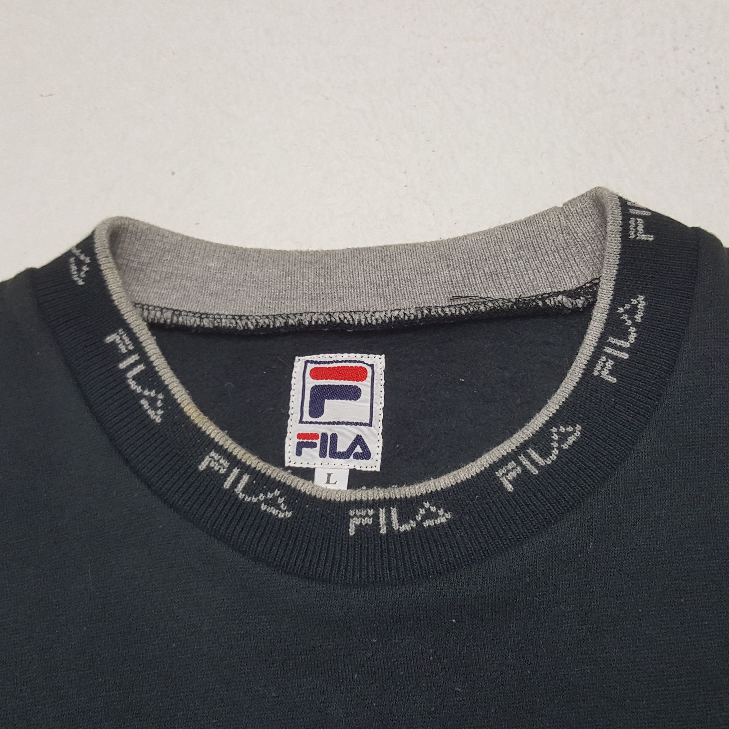 Fila × Vintage Vintage Fila Big Logo Sweatshirt Size US M / EU 48-50 / 2 - 4 Thumbnail