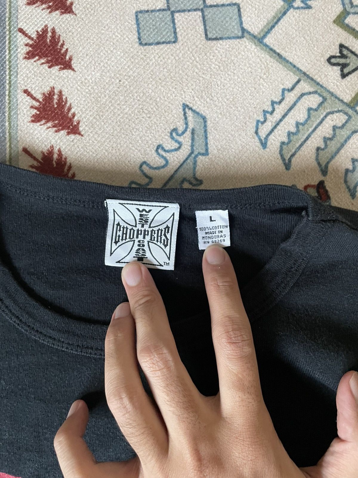 West Coast Choppers Vintage West Coast Choppers Pinstripe 00’s For Women Y2K Size L / US 10 / IT 46 - 5 Thumbnail