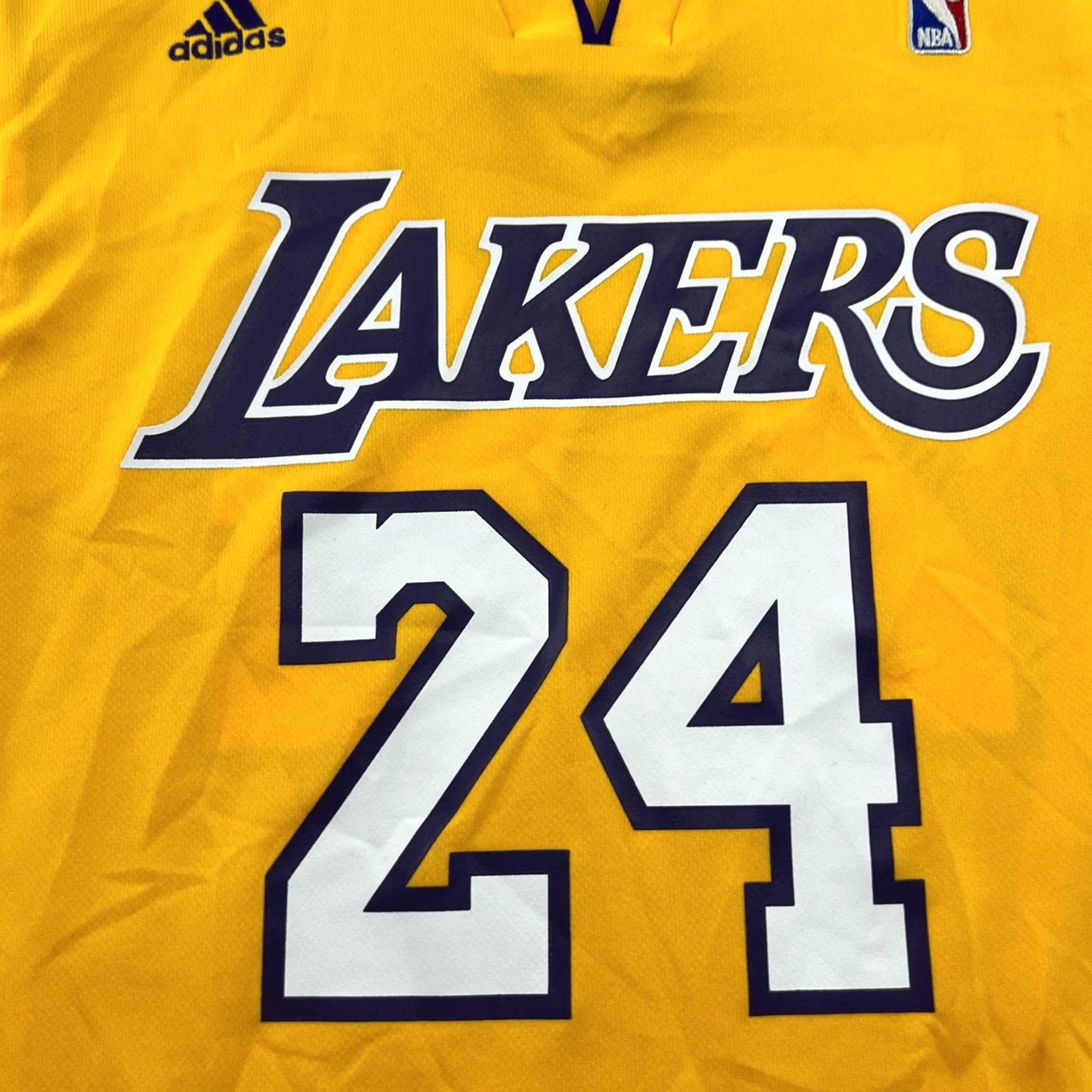 Adidas LA Lakers Kobe Bryant 2012 Basketball Jersey Mens Small Sleeveless Tank Adidas Yellow Size US S / EU 44-46 / 1 - 5 Thumbnail